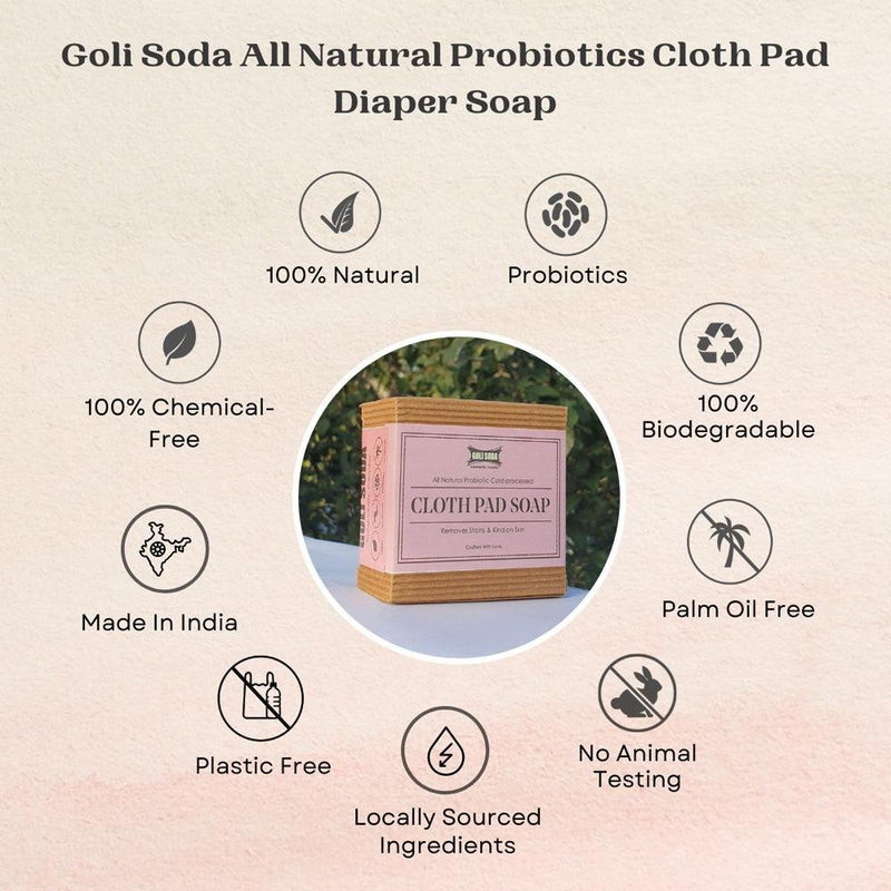 Buy All Natural Probiotic Cloth Pad And Diaper Soap (Pack Of 2) | Shop Verified Sustainable Cleaning Supplies on Brown Living™