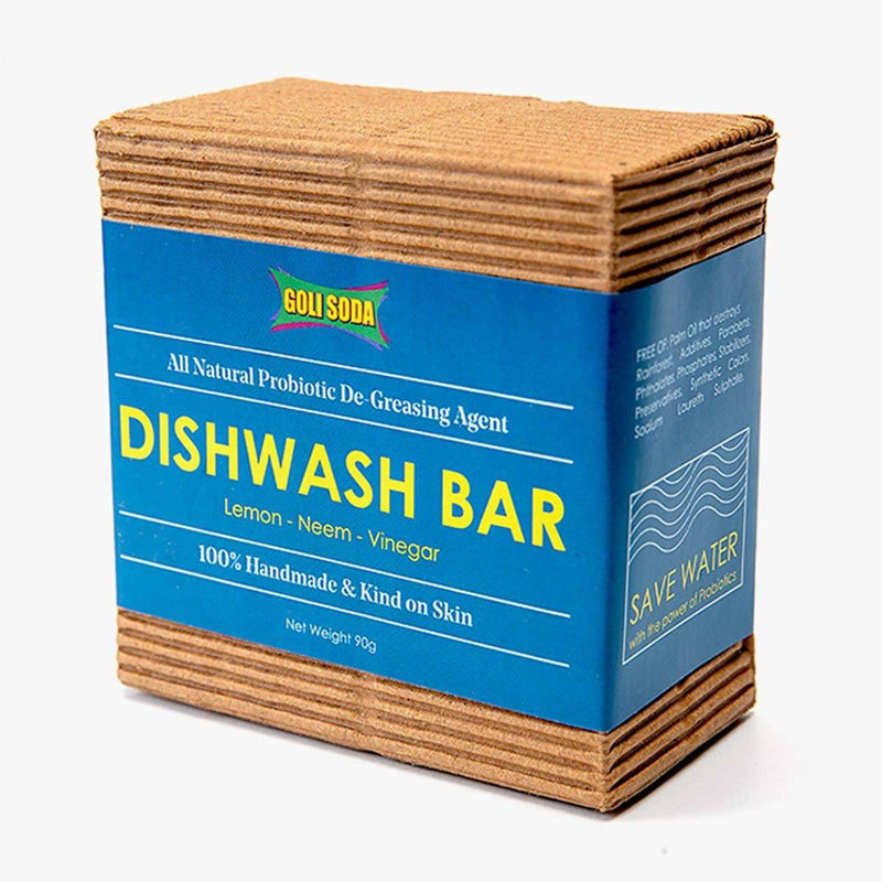 Buy All Natural Probiotic De Greasing Agent Dishwash Bar | Shop Verified Sustainable Cleaning Supplies on Brown Living™