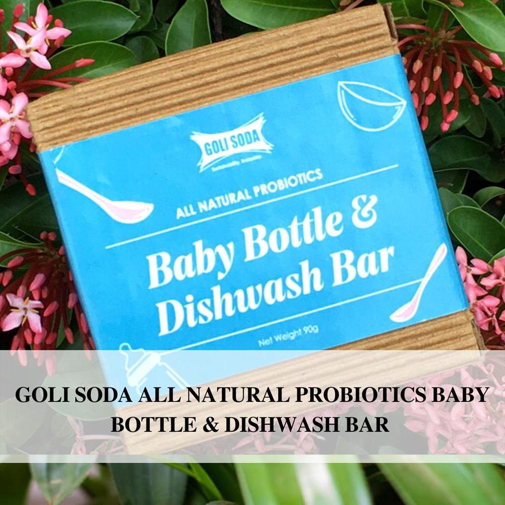 All Natural Probiotics Baby Bottle & Dishwash Bar | Verified Sustainable by Brown Living™