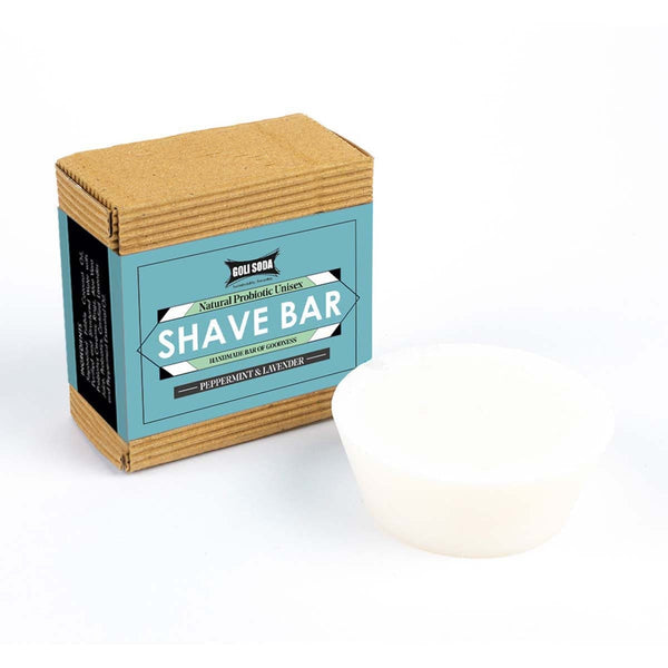 Buy All Natural Probiotics Shave Bar - Peppermint & Lavender | Shop Verified Sustainable Products on Brown Living