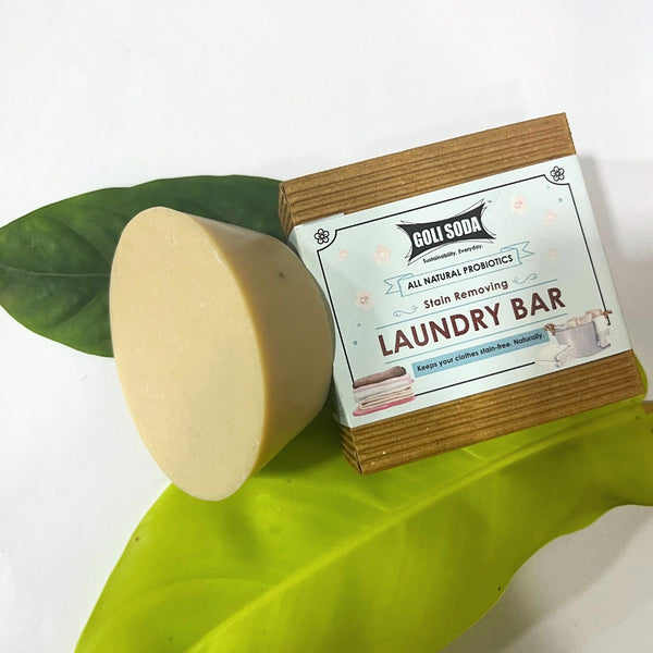 All Natural Probiotics Stain Removing Laundry Bar | Verified Sustainable Cleaning Supplies on Brown Living™