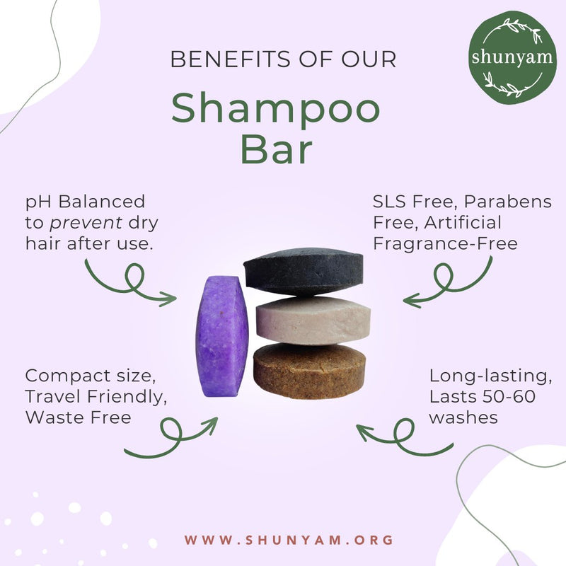 Buy All Natural Shampoo Bar for Daily Care - Coconut Oil and Lavendar Essential Oil | Shop Verified Sustainable Hair Shampoo Bar on Brown Living™