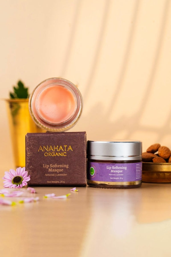 Buy Almond and Lavender Lip Mask- 20 g | Shop Verified Sustainable Lip Scrub on Brown Living™