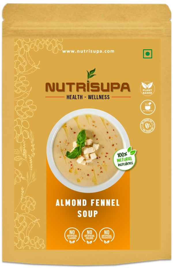 Buy Almond Fennel Soup 125 Grams | Shop Verified Sustainable Powder Drink Mixes on Brown Living™