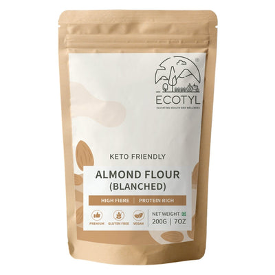 Almond Flour (Blanched) | Gluten Free | Keto Friendly | 200g – Cooking & Baking Supplies on Brown Living™. SKU: ECOTYL00005_BL8051. Img 5.