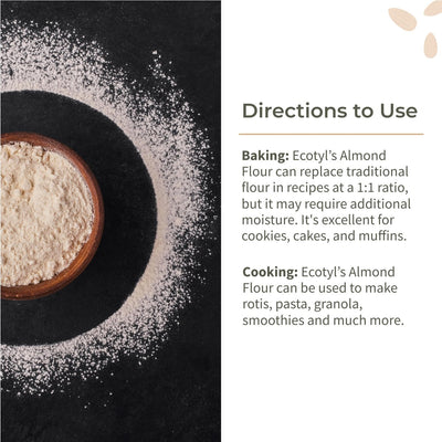 Almond Flour (Blanched) | Gluten Free | Keto Friendly | 200g – Cooking & Baking Supplies on Brown Living™. SKU: ECOTYL00005_BL8051. Img 4.