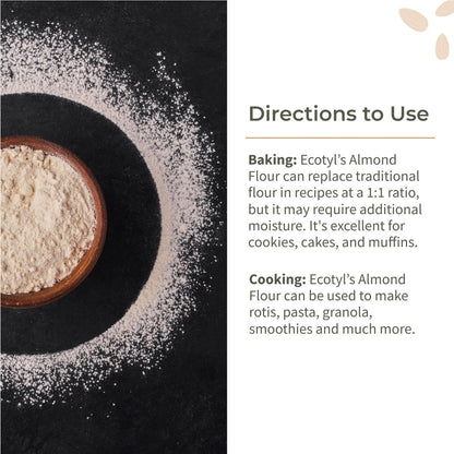 Almond Flour (Blanched) | Gluten Free | Keto Friendly | 200g | Verified Sustainable by Brown Living™