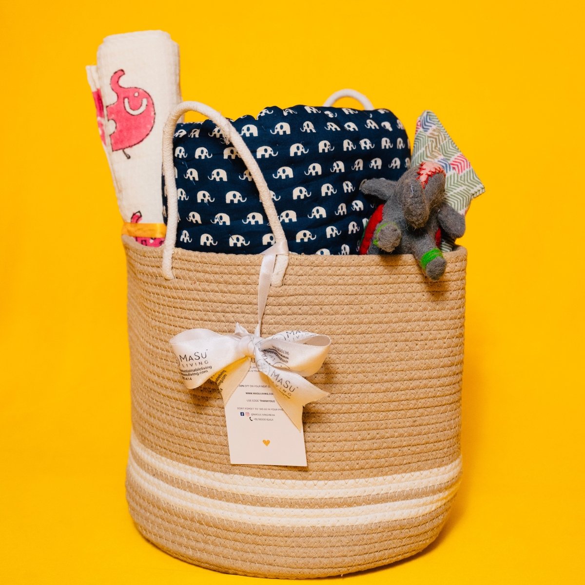 Aloka Baby Hamper Haathi | Verified Sustainable by Brown Living™