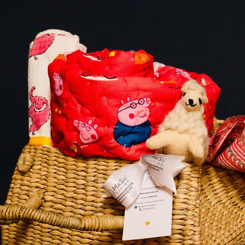 Buy Aloka Baby Hamper- Peppa | Shop Verified Sustainable Gift Hampers on Brown Living™