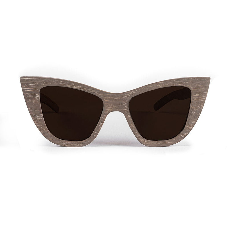 Buy Alorna Wooden Sunglass | Handcrafted Unisex | Brown Vintage Sunglasses | Shop Verified Sustainable Products on Brown Living