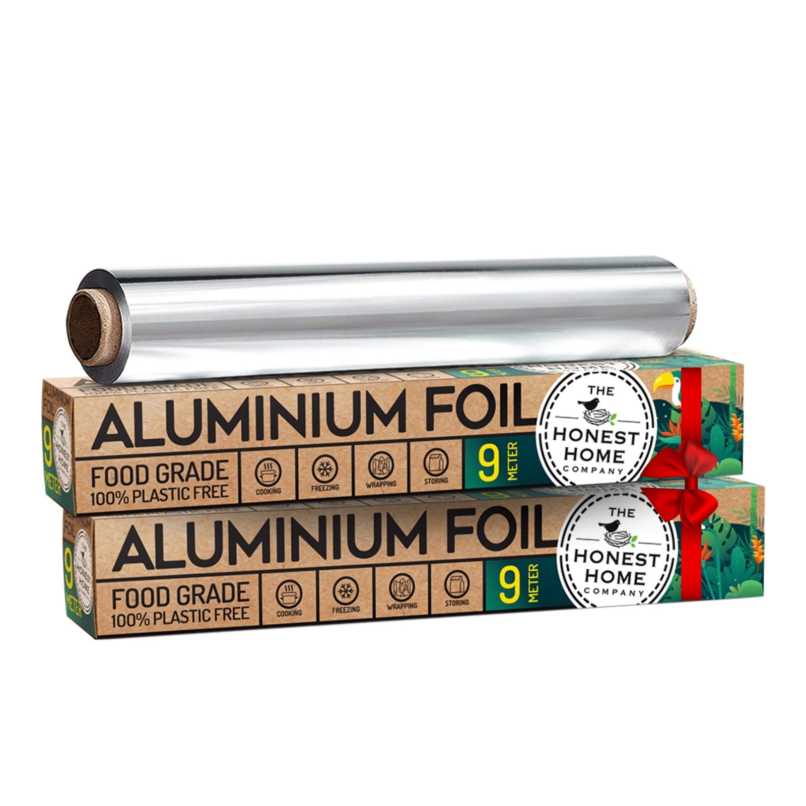 Aluminum Foil Food Wrap | Premium Quality - 9 Meters (Pack of 2) | Verified Sustainable by Brown Living™