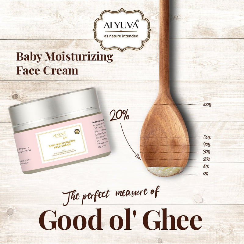 Buy Alyuva Baby Moisturizing Cream, 40gm | Shop Verified Sustainable Face Moisturizer on Brown Living™