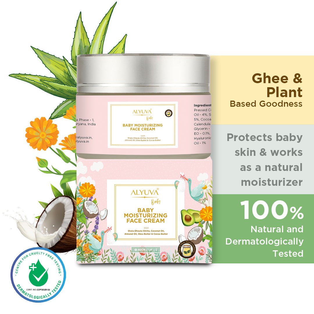 Baby Moisturizing Face Cream - 40gm | Verified Sustainable by Brown Living™