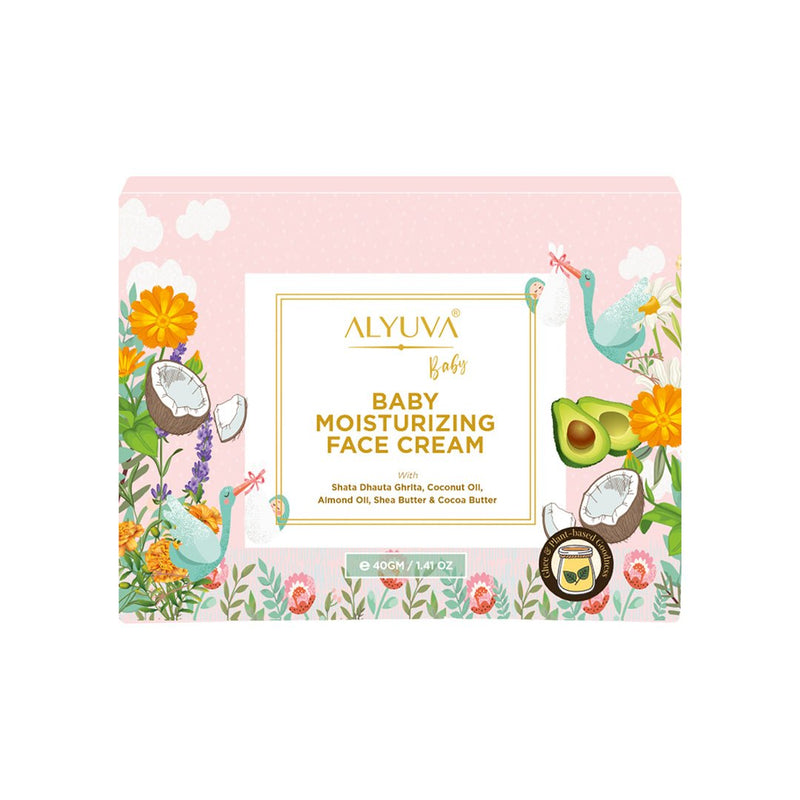 Buy Alyuva Baby Moisturizing Face Cream, 40gm | Shop Verified Sustainable Products on Brown Living