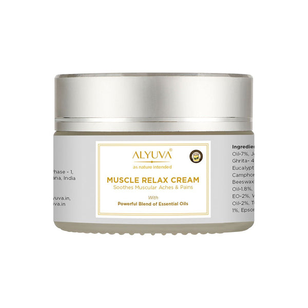 Buy Alyuva Muscle Relax Cream for Muscle Aches & Pains, 40gm | Shop Verified Sustainable Products on Brown Living