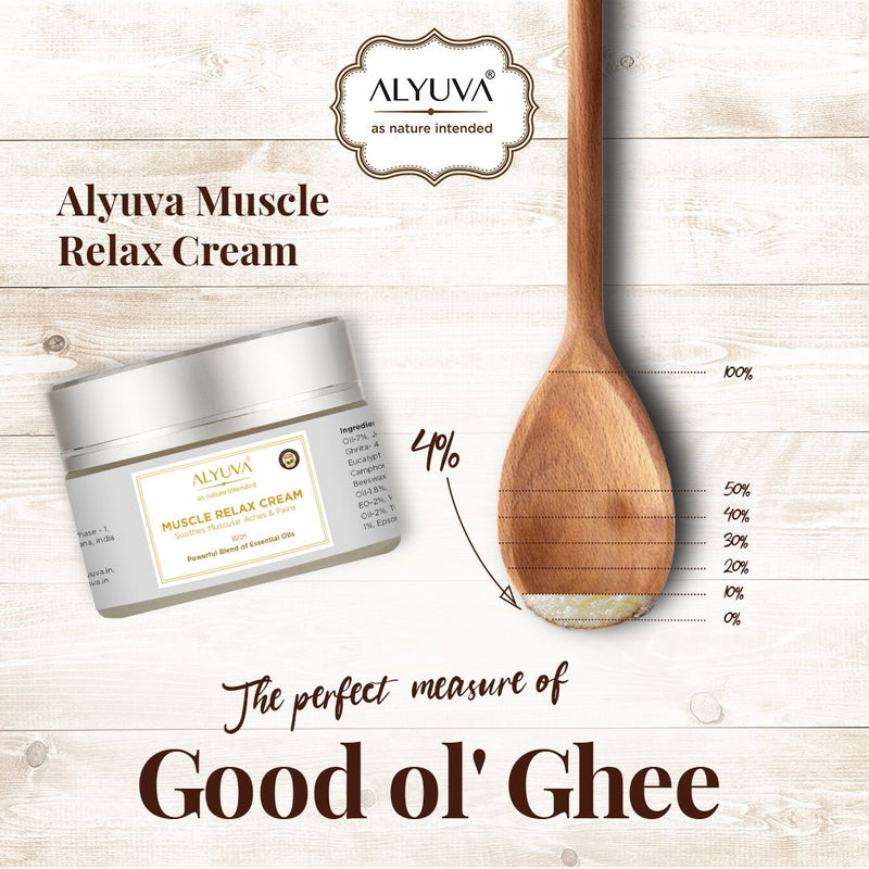 Buy Alyuva Muscle Relax Cream for Muscle Aches & Pains, 40gm | Shop Verified Sustainable Products on Brown Living