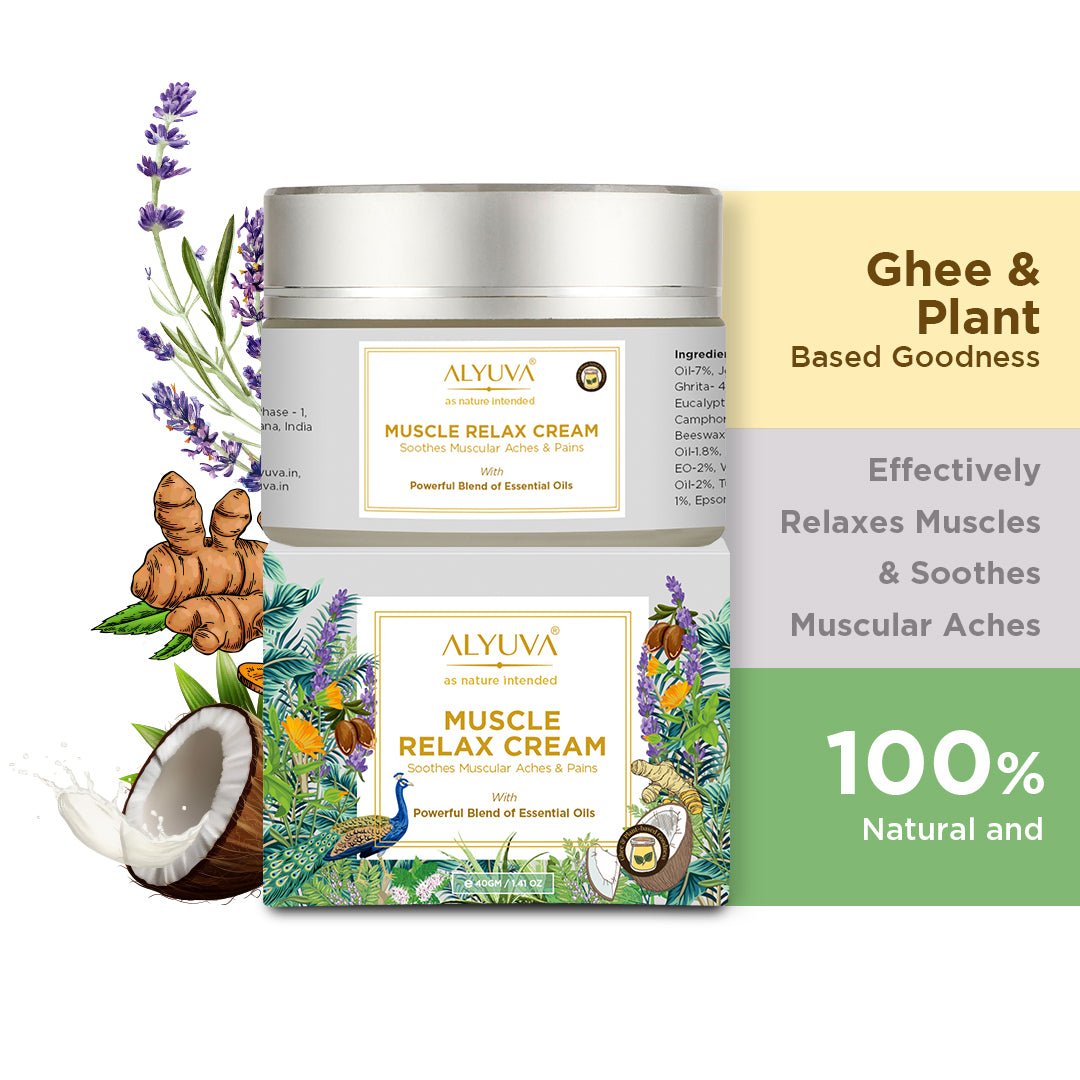 Muscle Relax Cream for Muscle Aches & Pains - 40gm | Verified Sustainable by Brown Living™