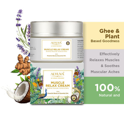 Muscle Relax Cream for Muscle Aches & Pains - 40gm | Verified Sustainable by Brown Living™