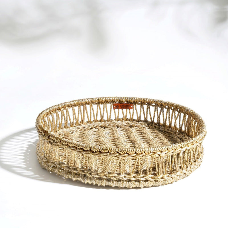 Buy Amara Gold - Festive Gifting Tray | Shop Verified Sustainable Trays & Platters on Brown Living™