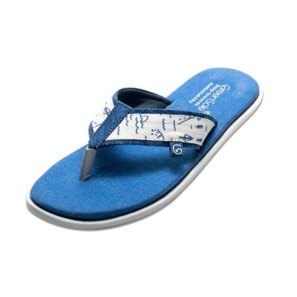 Buy Amaron Blue Sustainable and Vegan Flip Flops | Shop Verified Sustainable Products on Brown Living