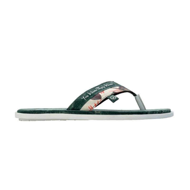 Amaron Green Sustainable and Vegan Flip Flops | Verified Sustainable by Brown Living™