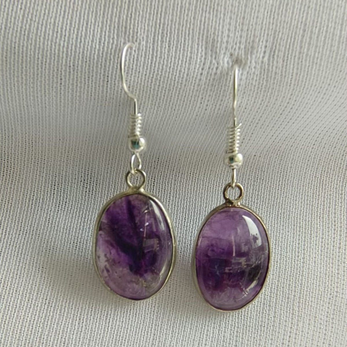 Amethyst Earrings | Verified Sustainable by Brown Living™