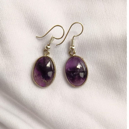 Amethyst Earrings | Verified Sustainable by Brown Living™