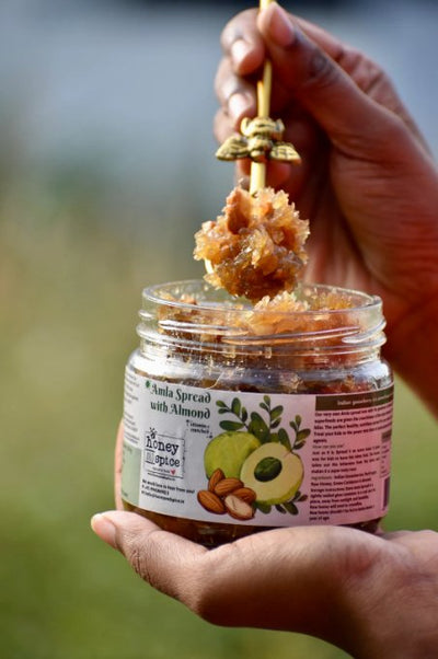 Amla Spread With Almonds - 350G – Jams & Spreads on Brown Living™. SKU: APAMLA350GM. Img 5.