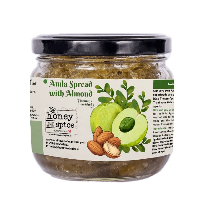 Amla Spread With Almonds - 350G | Verified Sustainable by Brown Living™