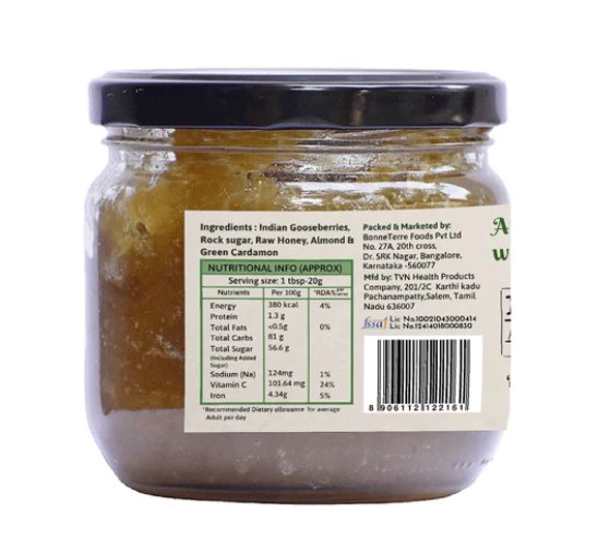 Amla Spread With Almonds- 350G | Verified Sustainable Jams & Spreads on Brown Living™