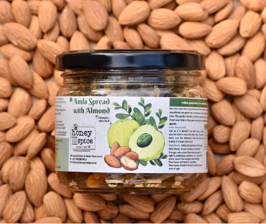 Amla Spread With Almonds - 350G | Verified Sustainable by Brown Living™