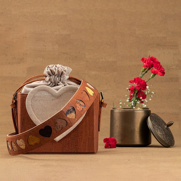 Buy Amora Mini Bucket Bag - Cinnamon | Shop Verified Sustainable Products on Brown Living