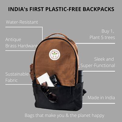 Amur Backpack - Everyday Carry Backpack - OliveGreen &CharcoalBlack | Verified Sustainable by Brown Living™