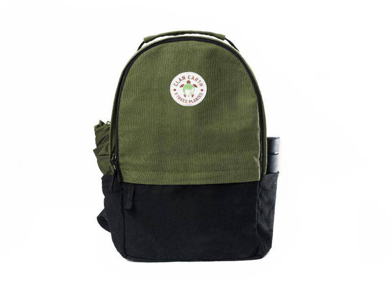 Buy Amur Backpack -Everyday Carry Backpack -OliveGreen &CharcoalBlack | Shop Verified Sustainable Backpacks on Brown Living™
