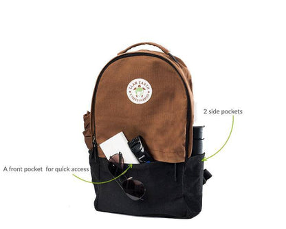 Amur Backpack - Everyday Carry & Laptop Backpack - Walnut Brown | Verified Sustainable by Brown Living™