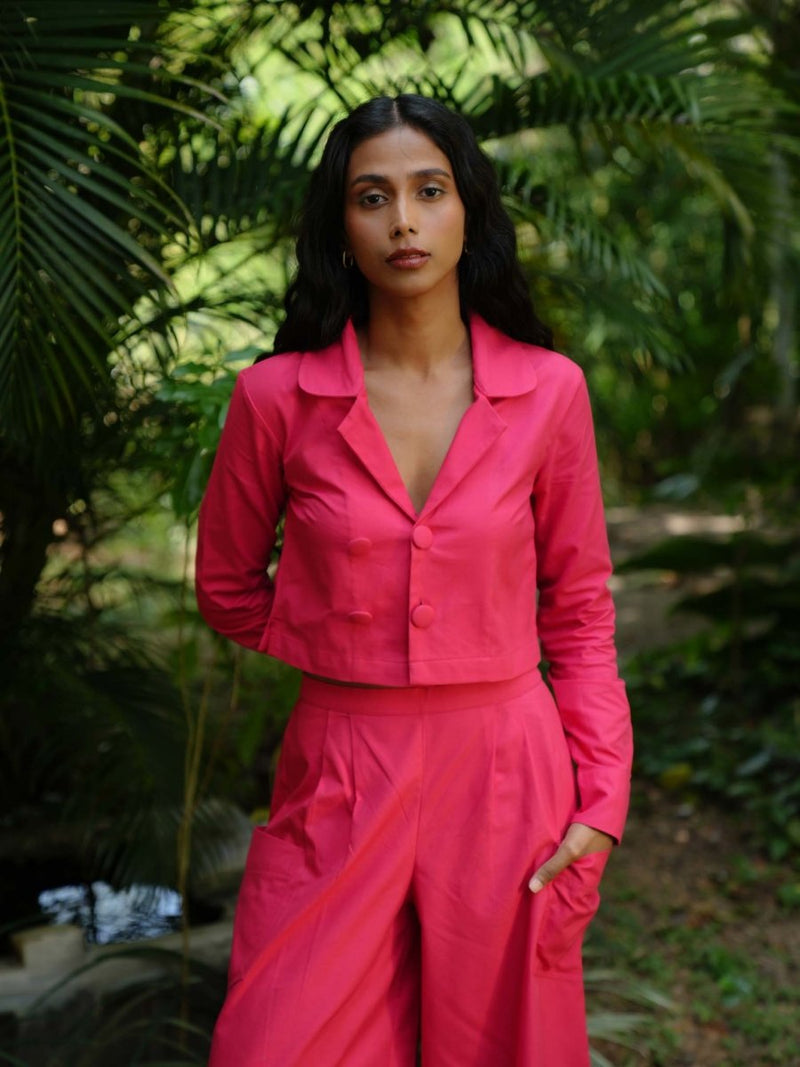Buy Ana Blazer crop top | Shop Verified Sustainable Products on Brown Living