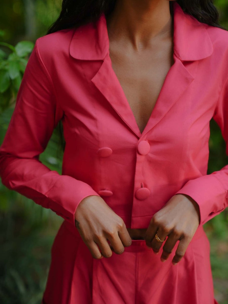 Buy Ana Blazer crop top | Shop Verified Sustainable Womens Top on Brown Living™