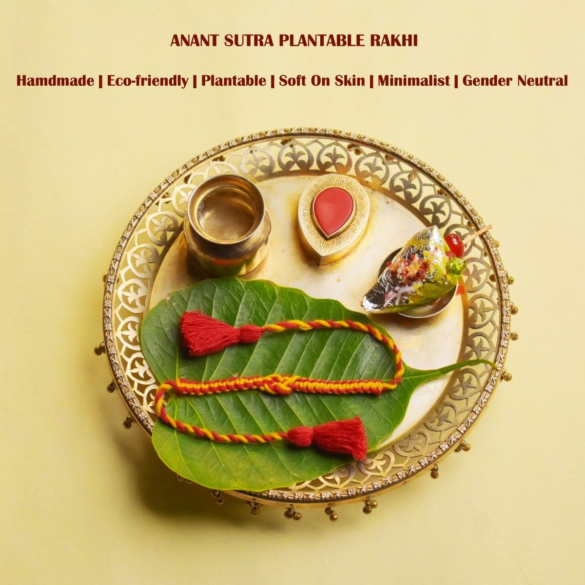 Anant Sutra Plantable Seed Rakhi Box | Verified Sustainable by Brown Living™