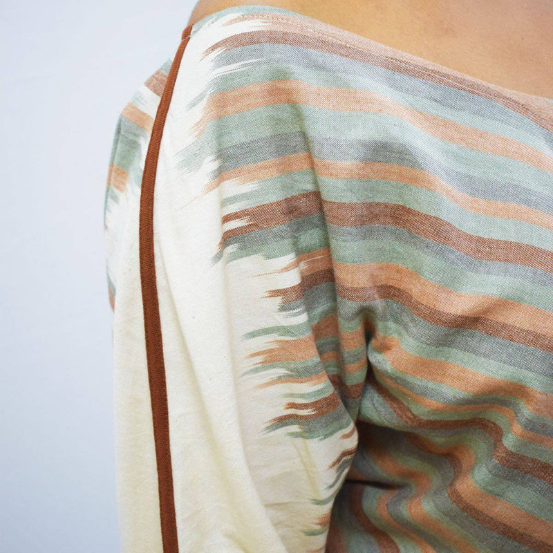 Buy Andhra Ikat Dolman | Shop Verified Sustainable Womens Top on Brown Living™
