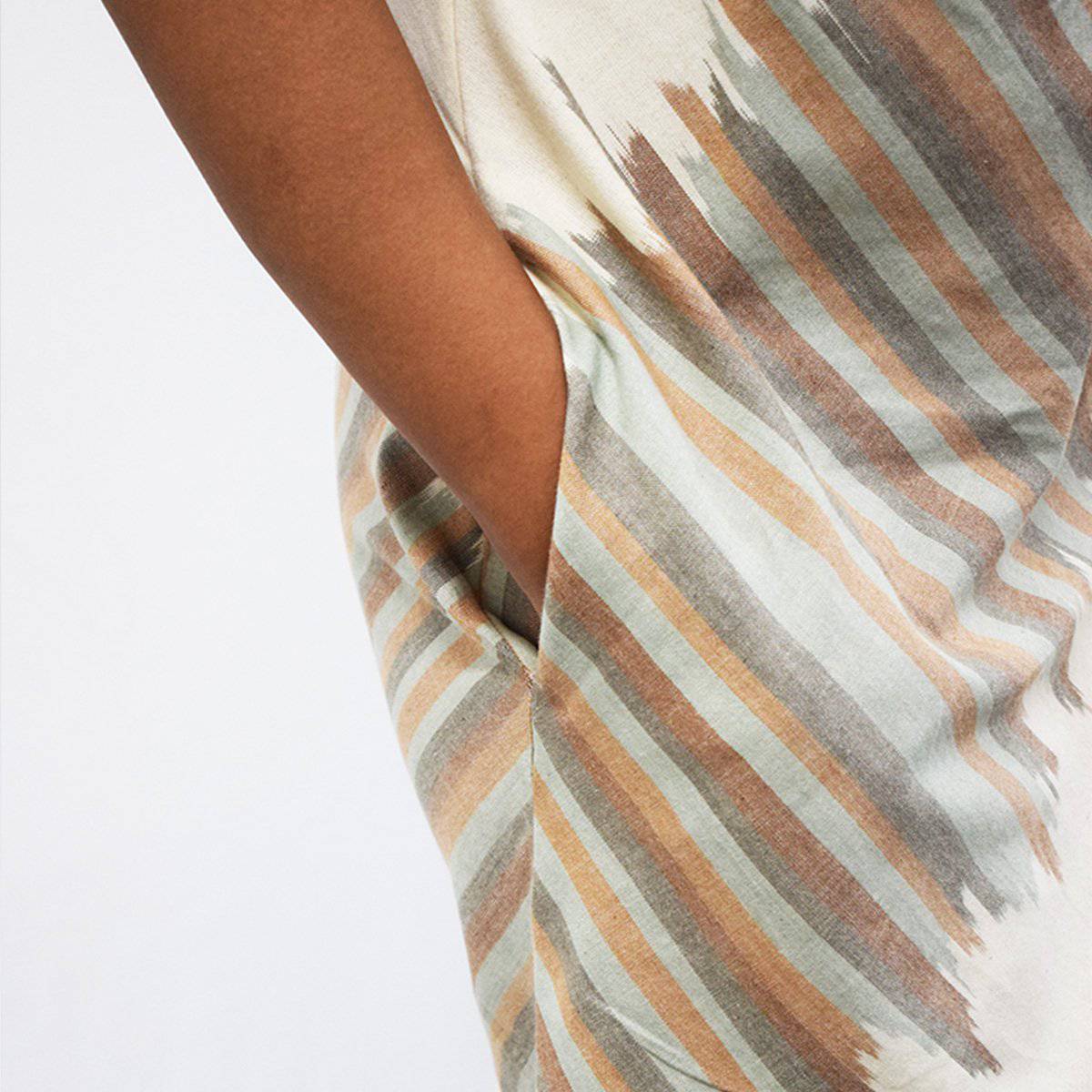 Andhra Ikat Dress – Womens Dress by Sonica Sarna available on Brown Living™. XS . SKU: 274 - 14297 - SSD - 141. Img 2.