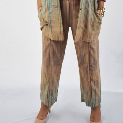 Andhra Ikat Pant | Verified Sustainable by Brown Living™