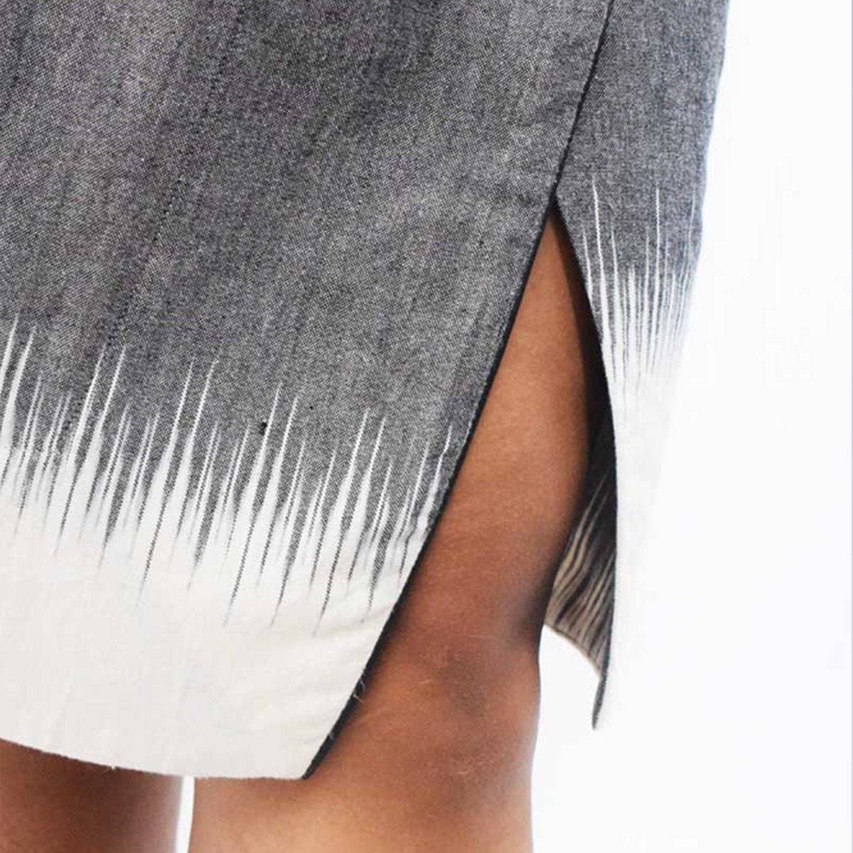 Andhra Ikat Skirt – Womens Skirt by Sonica Sarna available on Brown Living™. XS . SKU: 274 - 14307 - SSD - 136. Img 3.