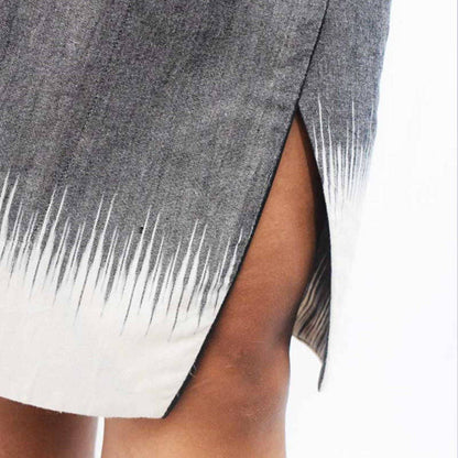 Andhra Ikat Skirt – Womens Skirt by Sonica Sarna available on Brown Living™. XS . SKU: 274 - 14307 - SSD - 136. Img 3.