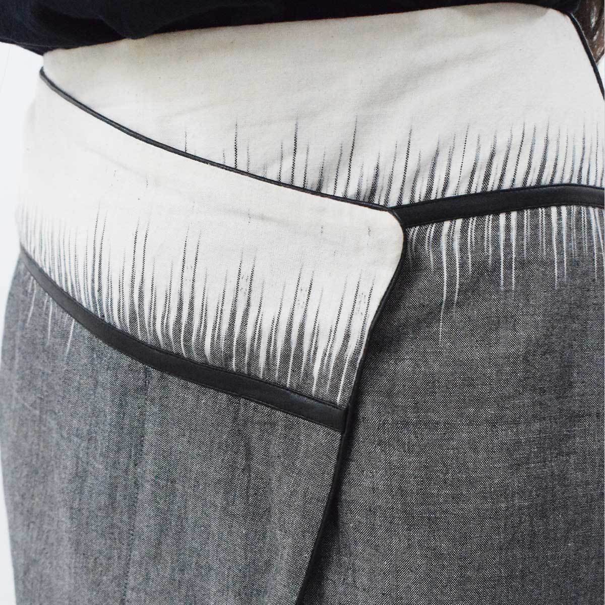 Andhra Ikat Skirt – Womens Skirt by Sonica Sarna available on Brown Living™. XS . SKU: 274 - 14307 - SSD - 136. Img 2.