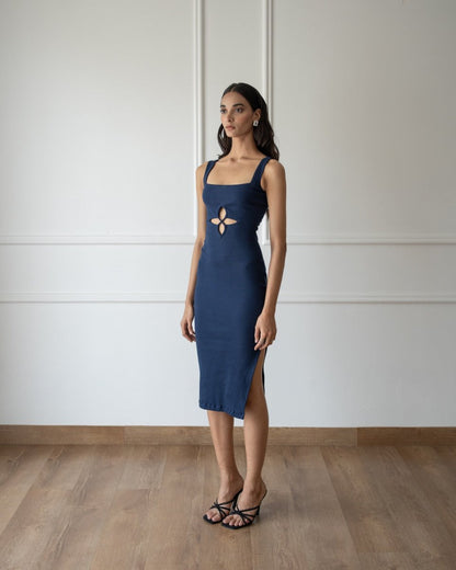 Andrea Dress - Blue | Verified Sustainable by Brown Living™