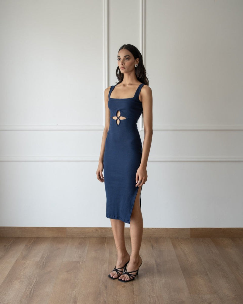 Buy Andrea Dress - Blue | Shop Verified Sustainable Womens Dress on Brown Living™