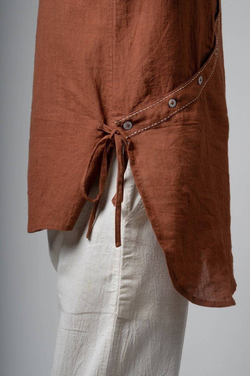 Buy Angrakha Shirt | Shop Verified Sustainable Mens Shirt on Brown Living™
