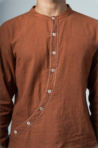 Angrakha Shirt | Verified Sustainable by Brown Living™