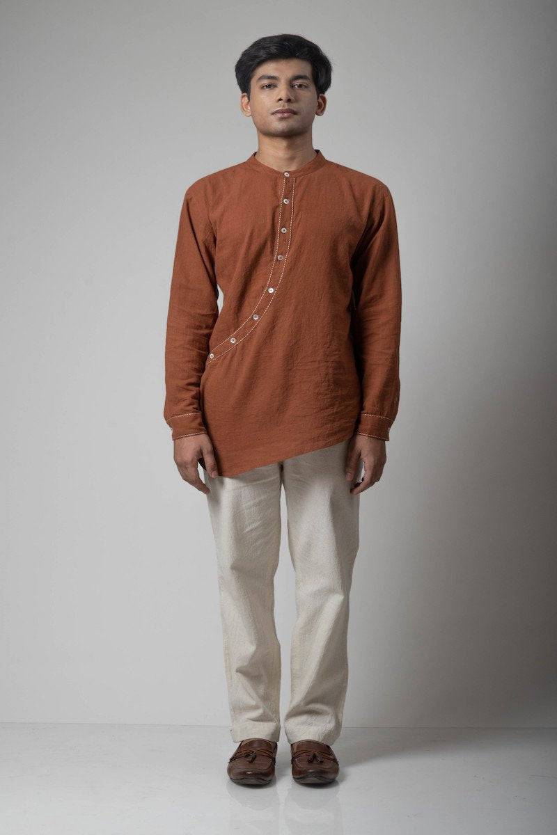 Angrakha Shirt | Verified Sustainable by Brown Living™