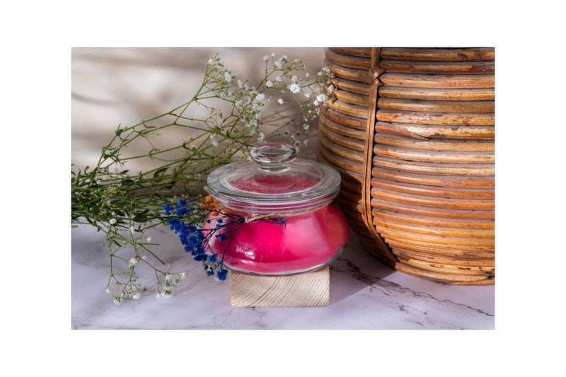 Buy Anita Jar Candle - Pink | Shop Verified Sustainable Candles & Fragrances on Brown Living™